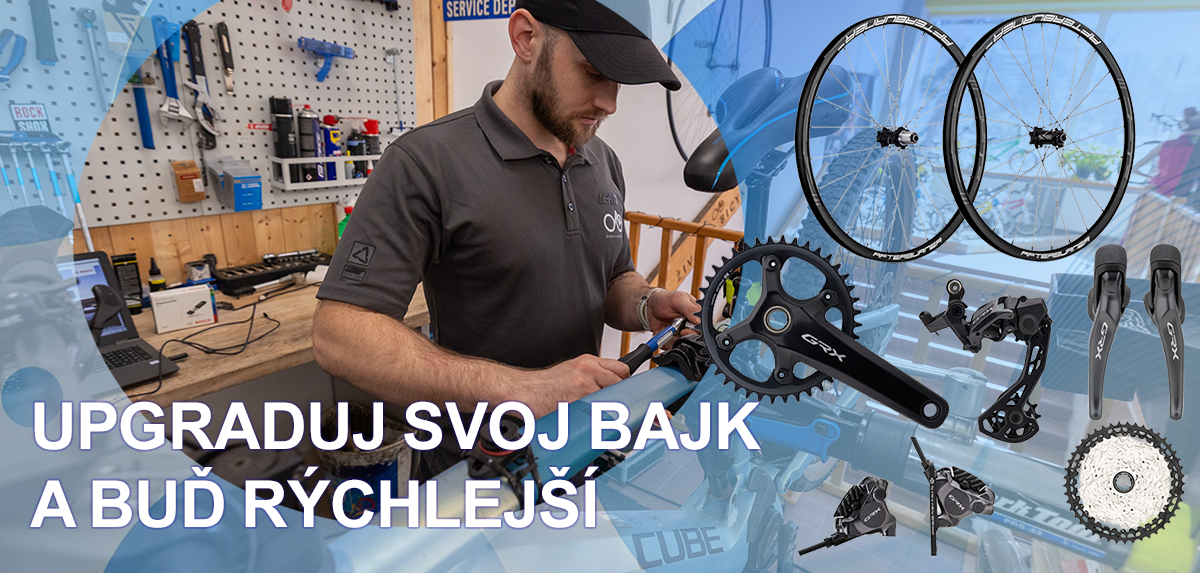 Upgraduj svuj bajk - komponenty na kolo