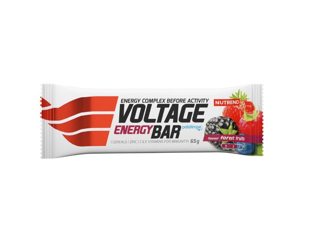 Nutrend Voltage Energy bar, rôzne príchute, 65g