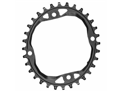 absoluteBLACK Oval 104BCD pre SH 12spd čierny