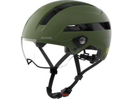 ALPINA BLOOM VISOR MIPS prilba, olivová matná