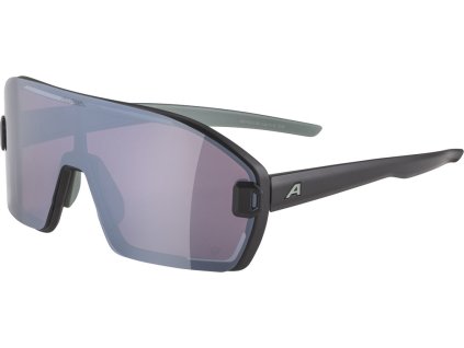 ALPINA BONFIRE MAG Q+M okuliare, čierno-zelené matné