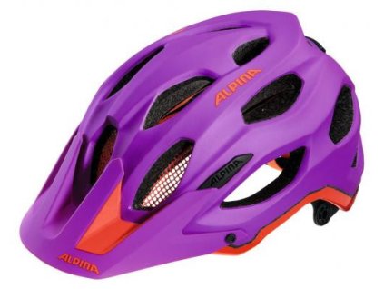 ALPINA Carapax cyklistická prilba, fialovo-neon-červená, 53-57cm