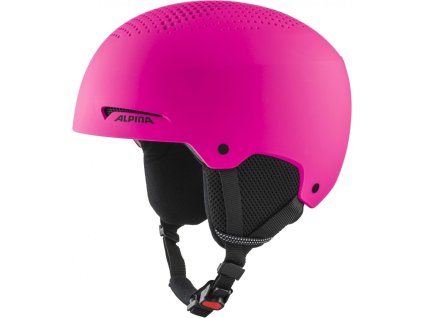 ALPINA Detská lyžiarska prilba ZUPO ružová matná