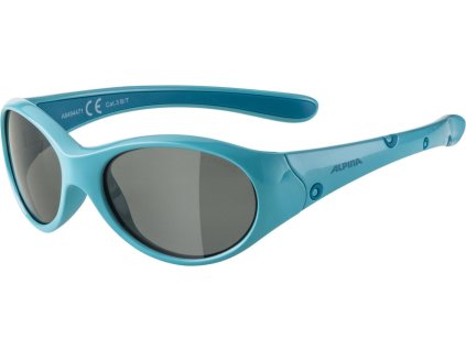ALPINA Detské okuliare FLEXXY GIRL tyrkysové