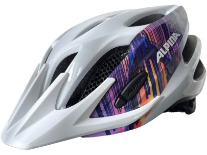 ALPINA FB JUNIOR 2.0 prilba, biela graphics lesklá