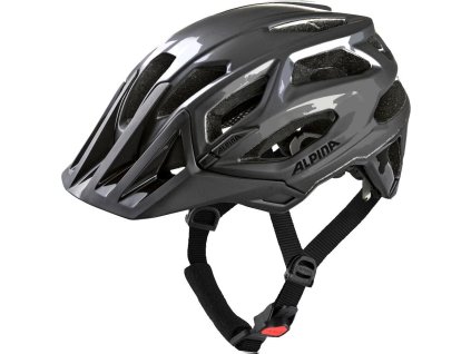 ALPINA Garbanzo prilba, tmavo strieborná lesklá