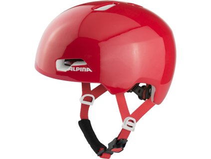 ALPINA HACKNEY prilba, červená lesklá