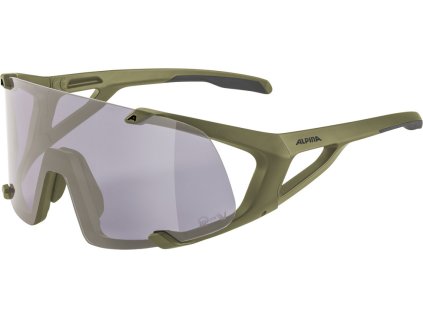 ALPINA HAWKEYE Q-lite V okuliare, olivové matné