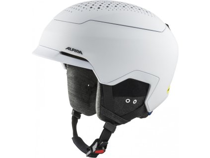 ALPINA Lyžiarska prilba BANFF MIPS biela matná