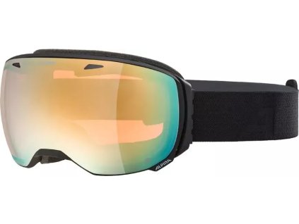 ALPINA Lyžiarske okuliare BIG HORN Q black matt/mirror gold