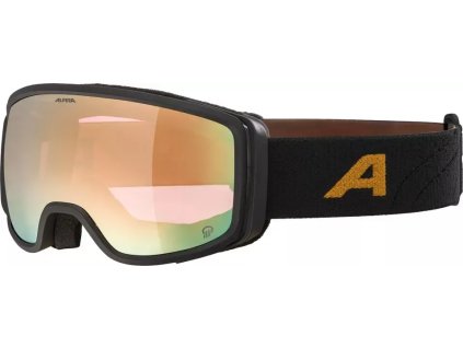 ALPINA Lyžiarske okuliare BIVIO Q black-gold matt
