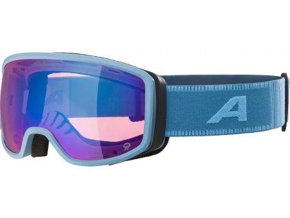 ALPINA Lyžiarske okuliare BIVIO Q smoke-blue matt