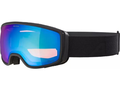 ALPINA Lyžiarske okuliare BIVIO Q-LITE čierne matné