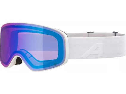ALPINA Lyžiarske okuliare LADIS QM biela/modrá