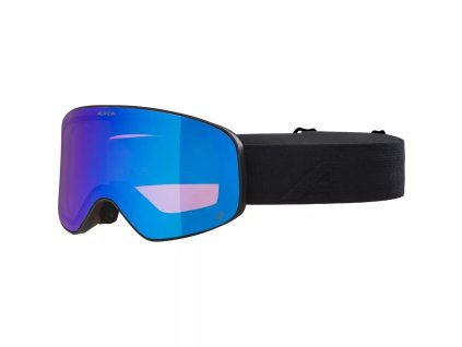 ALPINA Lyžiarske okuliare LADIS QM čierna/modrá