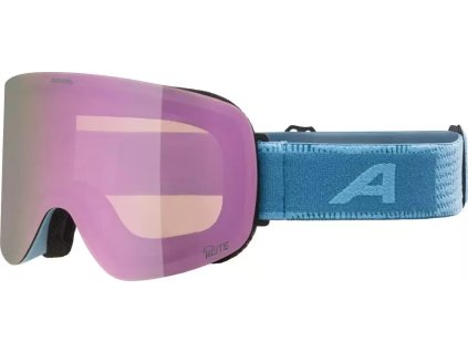 ALPINA Lyžiarske okuliare PENKEN Q-LITE dymovo-modré matt