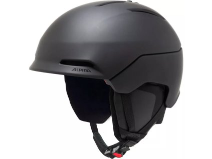 ALPINA NAX lyžiarska prilba, čierna matná