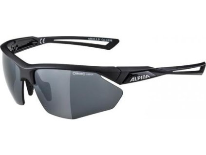 ALPINA NYLOS HR okuliare, čierna matná