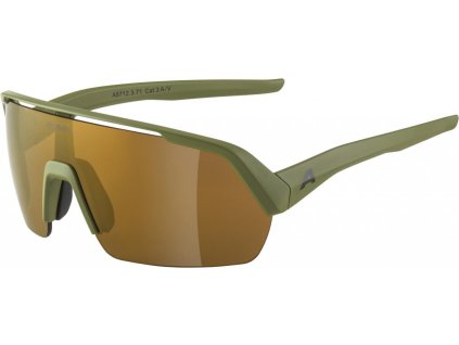 ALPINA Okuliare TURBO HR olivové matné