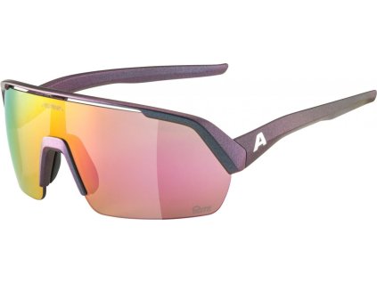 ALPINA Okuliare TURBO HR Q-Lite čierno-meatalicko fialová