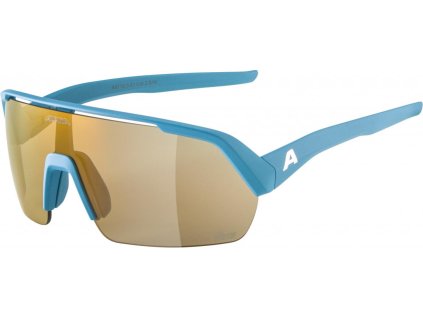 ALPINA Okuliare TURBO HR Q-Lite dymovo modrá matná