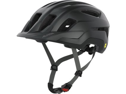 ALPINA PARANUS MIPS prilba čieno-sivá  matná