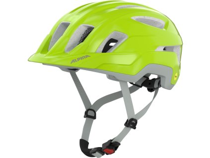 ALPINA PARANUS MIPS prilba, be-visible zelená-šedá matná
