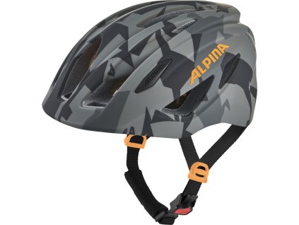 ALPINA PICO FLASH prilba, čierna-camo oranžová