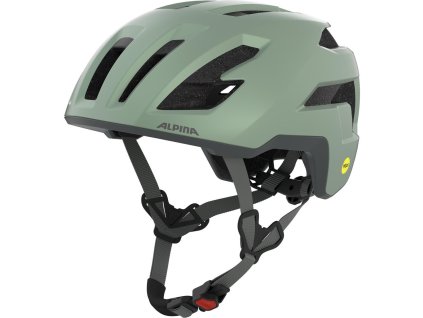 ALPINA TAUNUS GRAVEL MIPS prilba, bledo-zelená matná