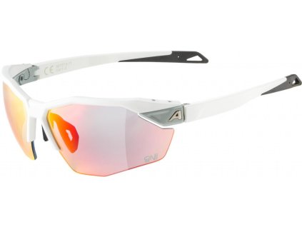 ALPINA TWIST SIX S HR QV fotochromatické okuliare, biela matná