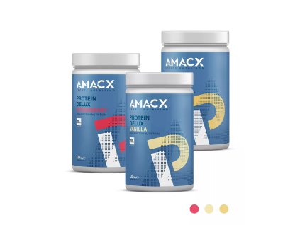 AMACX Protein Delux proteínový nápoj 1.0kg