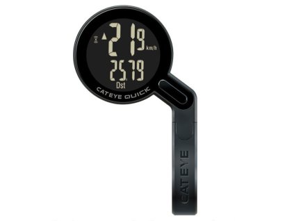 Cateye Quick RS100W cyklopočítač, čierno/biely