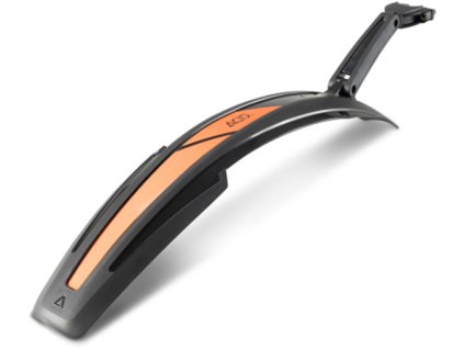 Cube Acid Junior 240/260 zadný blatník, čierno-oranžový