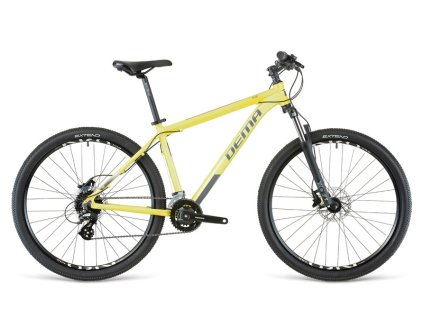 DEMA PEGAS 3 bicykel, limetkovo žltá-tmavo šedá, veľ. 19