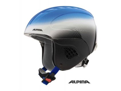 Detská lyžiarska prilba Alpina carat modrá obloha