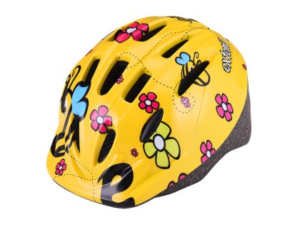 Extend LILLY prilba, prilba, žlté kvety, XS/S (47-51cm)