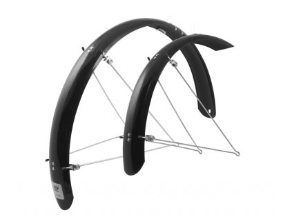 FORCE blatníky 58 Aluflex 20" + vzpery, čierne