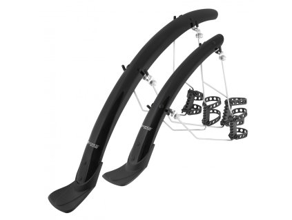 FORCE blatníky WIN38 Aluflex 28 + vzpery, čierne