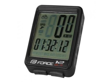 FORCE cyklocomputer WLS, 12 funkcií