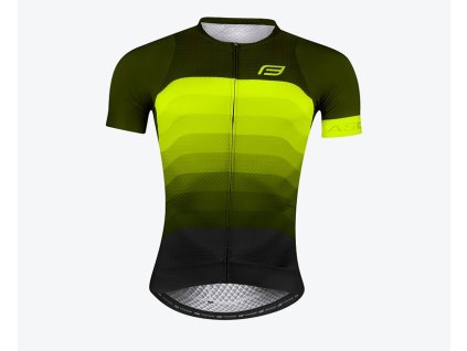Force dres ascent, krátky rukáv, zeleno- fluo