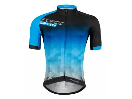 Force dres dawn krátky rukáv, čierno-modrý