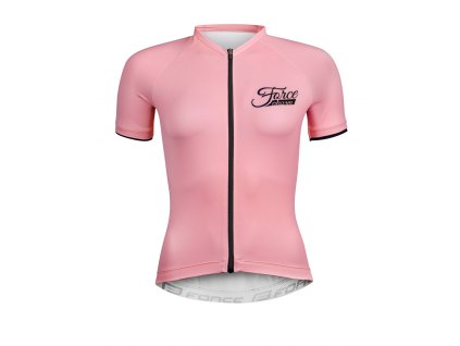 FORCE dres CHARM dámsky, krátky rukáv, svetlo ružový