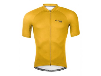 FORCE dres PURE krátky rukáv, žltý