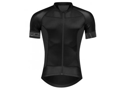 Force dres shine krátky rukáv, čierny