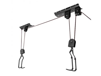 FORCE držiak bicykla LIFTY na strop, čierny