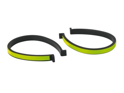 FORCE klipy na nohavice, reflexné, plastové