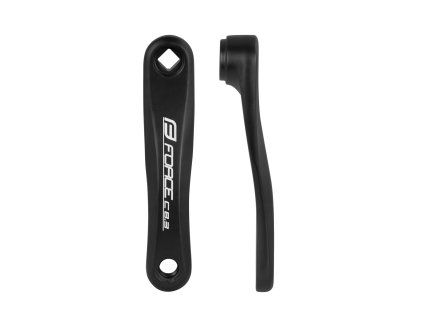 FORCE kľuka ľavá C8.3 Al 152mm, čierna