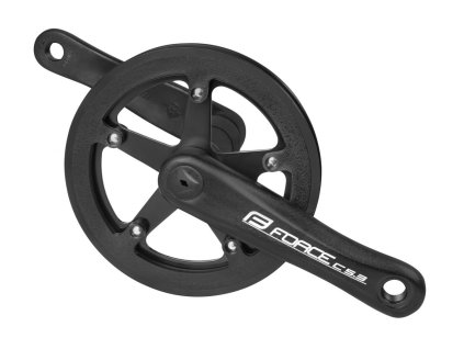 FORCE kľuky C5.3 Al 36z kryt 140mm, čierne