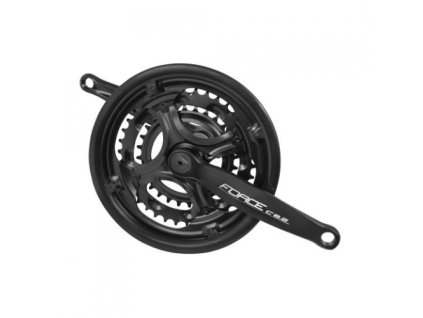 FORCE kľuky C8.2 Fe, 170 mm 48/38 / 28Z, čierne