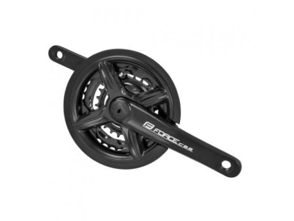 FORCE kľuky C8.5 Al, 175 mm 42/34 / 24z, čierne